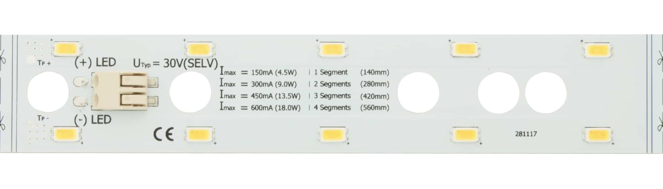 LED PCB Module 18 - IP20 | CRI/RA 90+