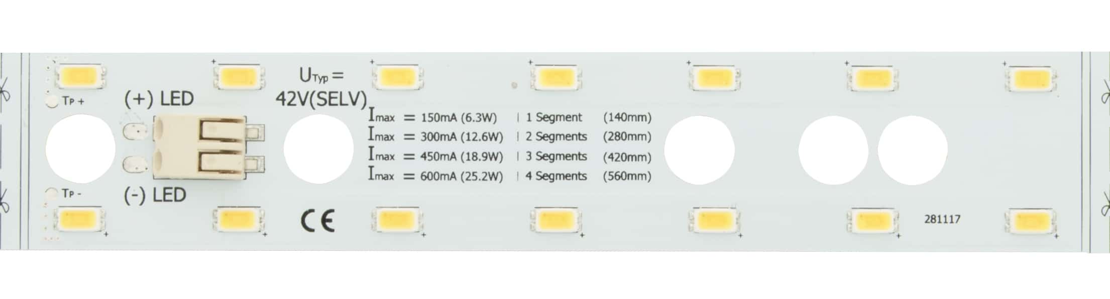 LED PCB Module 25 - IP20 | CRI/RA 80+